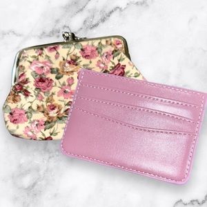 Floral Coin Purse and Card Holder